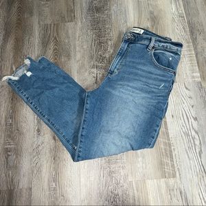 Womens Abercrombie curve love the super skinny ankle high rise jeans size 12S